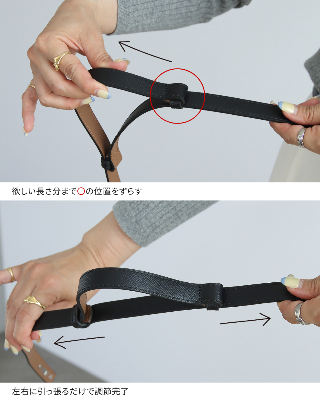 ベルト レディース 本革 穴なし 牛革 レザー ターンロック ゴールド