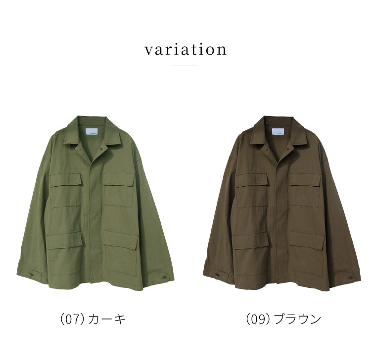 ミリタリー ジャケット アウター ライトジャケット 長袖 羽織り 綿 春
