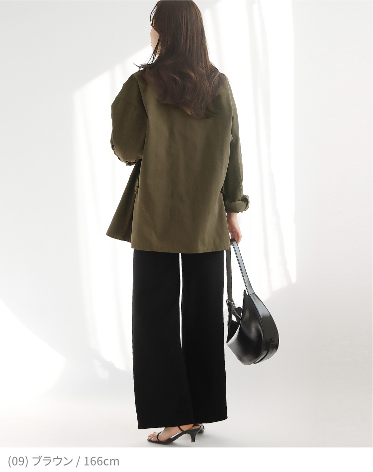 ミリタリー ジャケット アウター ライトジャケット 長袖 羽織り 綿 春