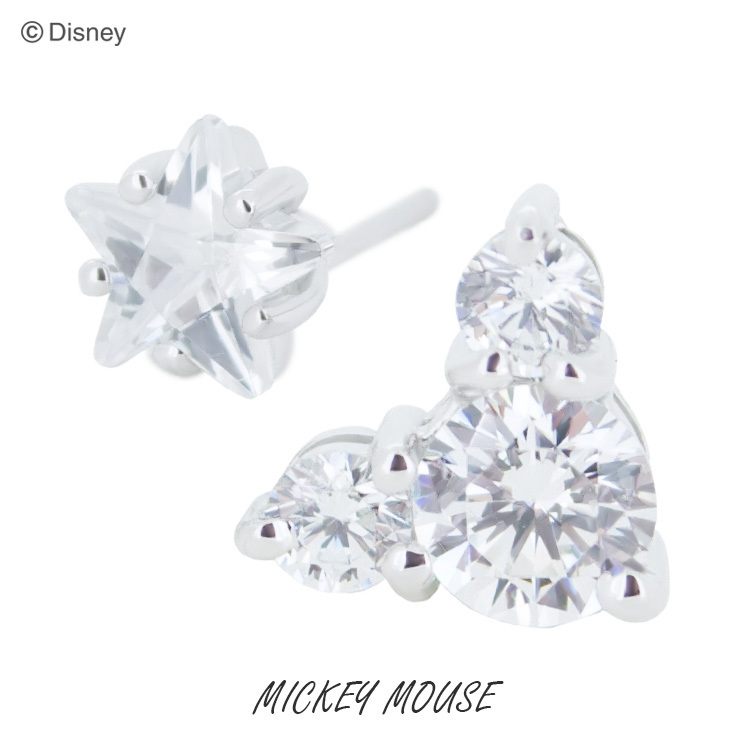 ディズニー Disney ミッキーマウス ピアス レディース シルバー ジュエリー ファッション アクセサリー VPRDS20005 ミッキー  disney_y