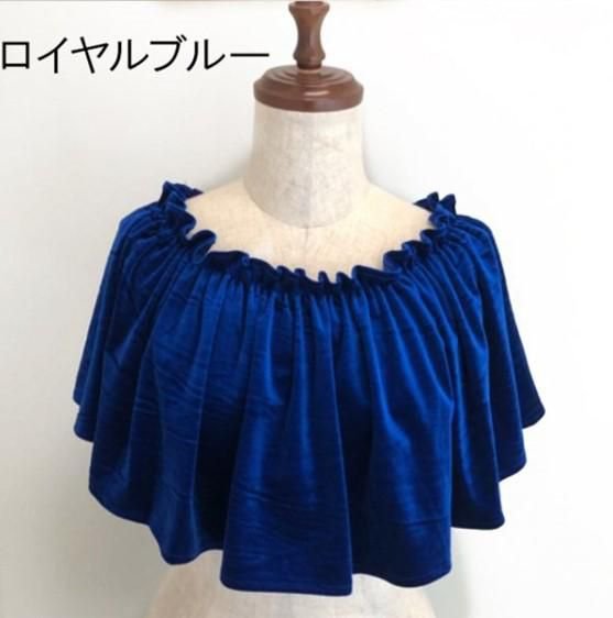 ベロアケープ【商品コード2J40】の詳細画像1
