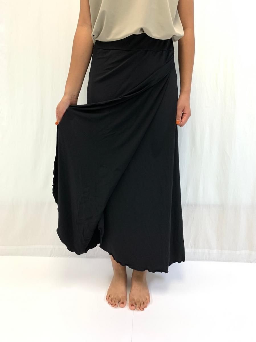 「タイトタイプ」巻きスカート風ロングスカート【...の詳細画像3