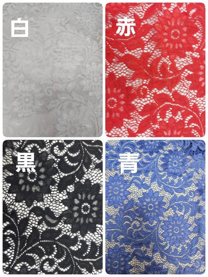 ロングスリーブ レースドレス 新柄9色 LACE06の詳細画像5