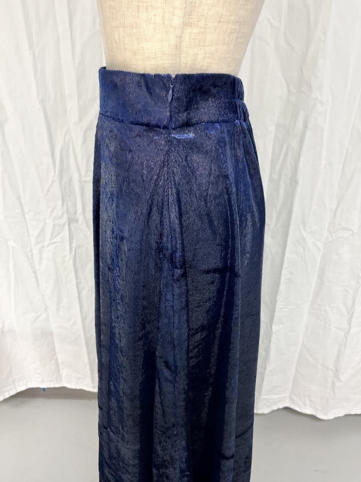 【SALE】光沢ベロアロングスカートの詳細画像3