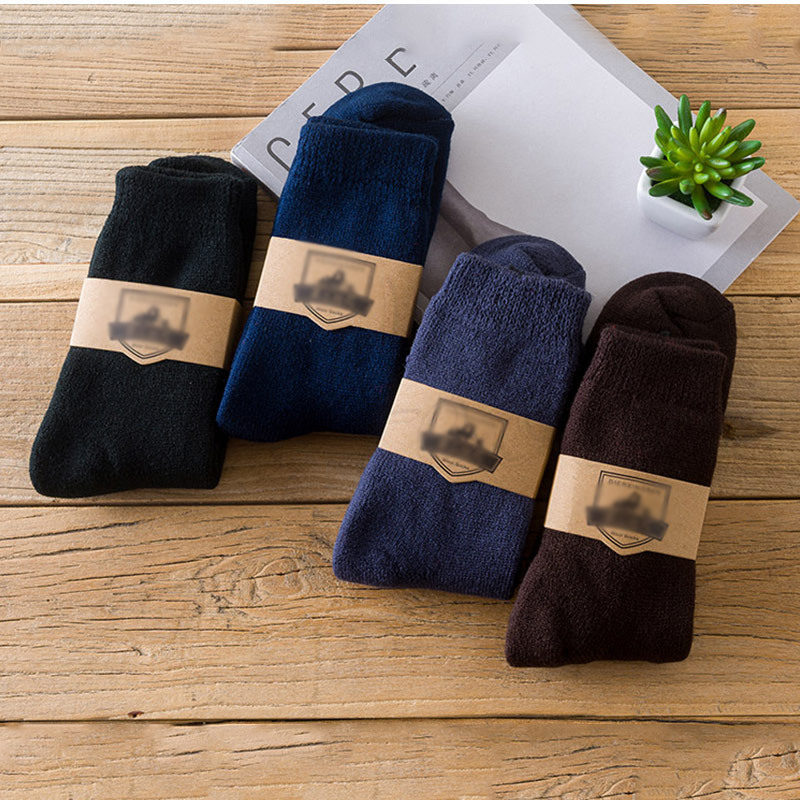 靴下 メンズ ソックス 無地 3足セット ルームソックス カジュアル 春先取りの 厚手 履きやすい ウール おしゃれ 送料無料 きれいめ 超暖かい 防寒 裏起毛