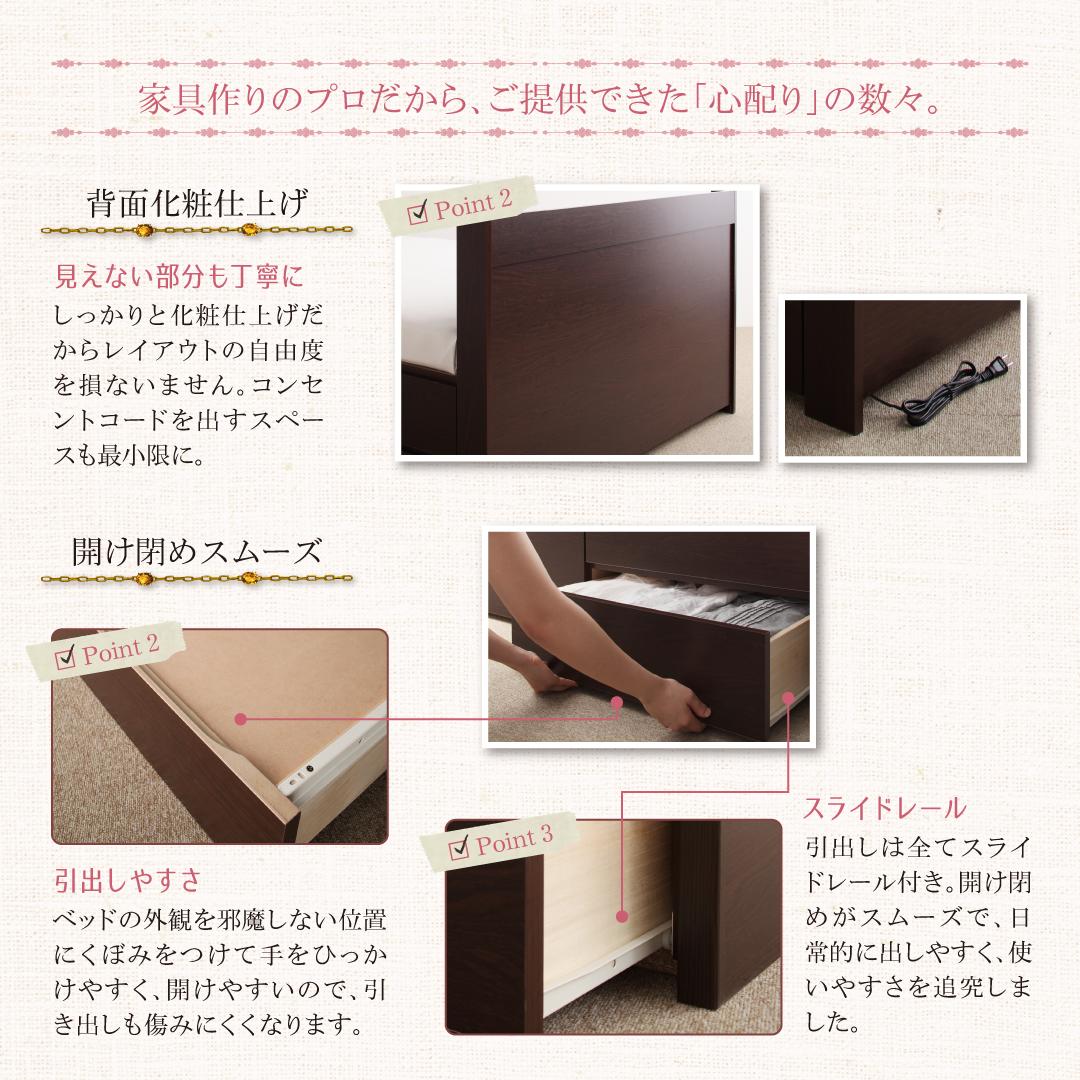 ローボード ベッド ダブルベッド ダブル ベット シングルベッド セミダブルベッド 薄型プレミアムポケットコイルマットレス付き セミシングル ショート丈 組立設置付 【UOI1426527947】(52155円)