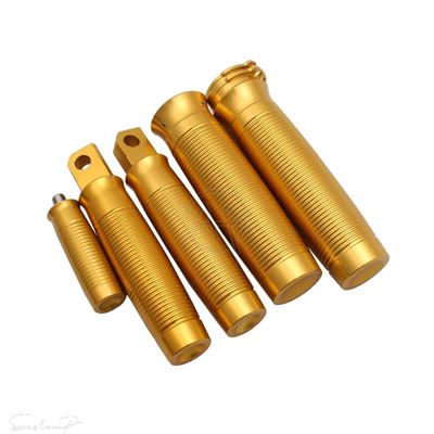 互換品 ハーレー ゴールド1インチ 25MM グリップ+フットレスト フットペグ ペダル シフトペグ ハーレー用ツーリングスポーツスター883 XL ダイナソフテ_5