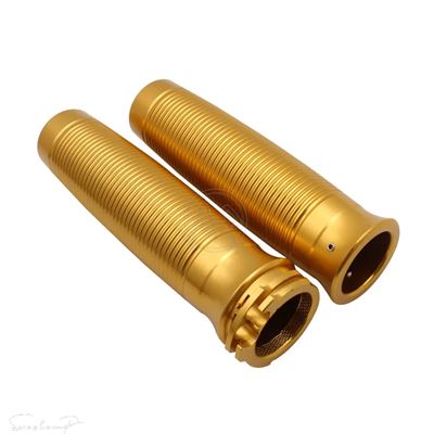 互換品 ハーレー ゴールド1インチ 25MM グリップ+フットレスト フットペグ ペダル シフトペグ ハーレー用ツーリングスポーツスター883 XL ダイナソフテ_2