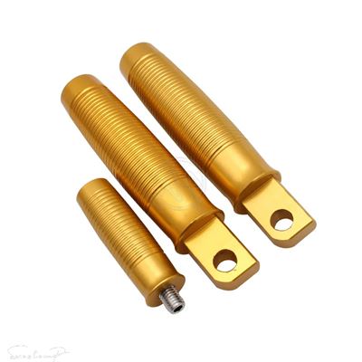 互換品 ハーレー ゴールド1インチ 25MM グリップ+フットレスト フットペグ ペダル シフトペグ ハーレー用ツーリングスポーツスター883 XL ダイナソフテ_4