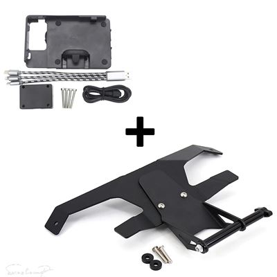 互換品 BMW NEW FOR BMW R1250RS R 1250 RS バイク アクセサリー GPS マウント 携帯電話 ナビゲーションブラケット USB 電話充電 R1250RS_5