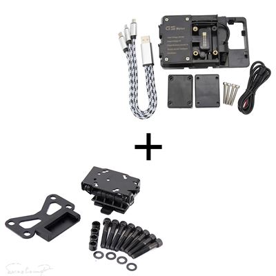 互換品 BMW R 850/1150 RT R1150RT R850RT用 新型バイク用電話スタンドホルダー 電話ナビゲーションプレートブラケット モデル用ハンドルバーマウント_5