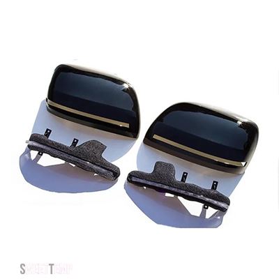 互換品 トヨタ ランドクルーザープラド150 FJ150 2018-2020用 ダイナミックミラーカバー インジケーター ウィンカー サイドLEDウィンカーライト シーケン_2