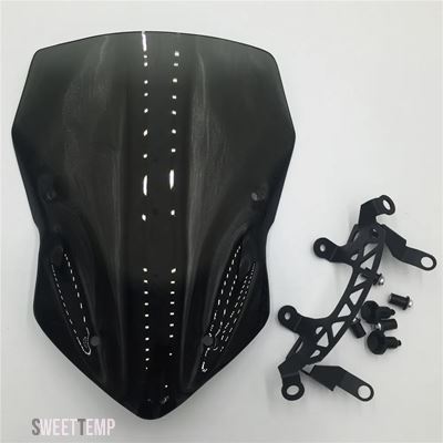 互換品 カワサキ ニンジャ Z900 Z 900 ZR900 ZR 900 2017 2018 2019 ウインドスクリーン用エアウィンドデフレクター MOTO_1