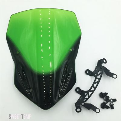 互換品 カワサキ ニンジャ Z900 Z 900 ZR900 ZR 900 2017 2018 2019 ウインドスクリーン用エアウィンドデフレクター MOTO_3