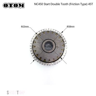互換品 ZONGSHEN ZS177MM ZS194MQ エンジン部品 バイク スターター オーバーランニングクラッチ ダブルギア ニードルローラーベアリング NC250 NC
