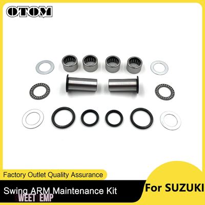 互換品 スズキ RM125 RM250 RMZ250 RMZ450用 アクセサリー スイングアーム ニードルローラー スラストベアリング オイルシール ブッシュキット_1