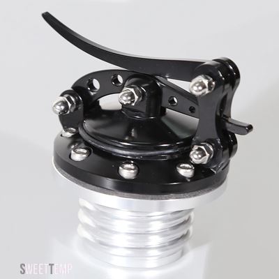 互換品 BMW R NINE T SCRAMBLER PURE URBAN G S RACER バイク用 ブラックゴールド クイックリリース燃料ガスタンクオイルキャップ 2014-2019年_1