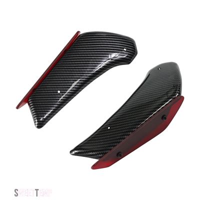 互換品 カワサキ ニンジャ 400 ニンジャ400用 DOWNFORCE SPOILERS 空力ウイングキット 固定ウイングレットフェアリングウイング アクセサリー_8