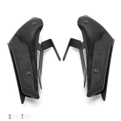 互換品 カワサキ ニンジャ 400 ニンジャ400用 DOWNFORCE SPOILERS 空力ウイングキット 固定ウイングレットフェアリングウイング アクセサリー_2