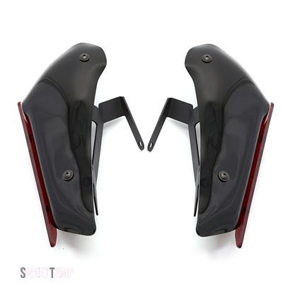 互換品 カワサキ ニンジャ 400 ニンジャ400用 DOWNFORCE SPOILERS 空力ウイングキット 固定ウイングレットフェアリングウイング アクセサリー_3
