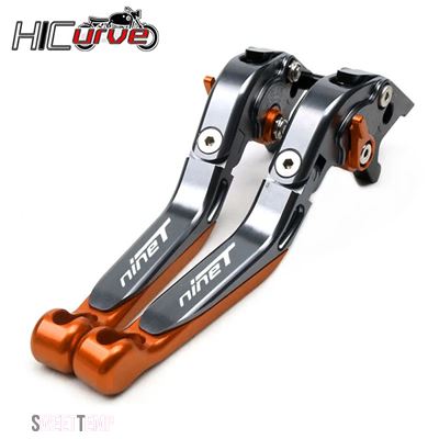 互換品 BMW バイク CNC 調整可能折りたたみ伸縮式ブレーキクラッチレバーアクセサリー R NINE T R NINET RNINT RNINET 2014年-2016年