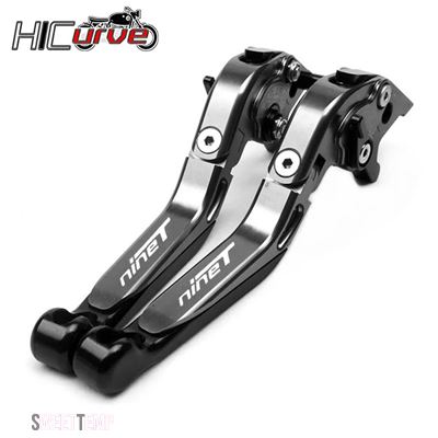 互換品 BMW バイク CNC 調整可能折りたたみ伸縮式ブレーキクラッチレバーアクセサリー R NINE T R NINET RNINT RNINET 2014年-2016年