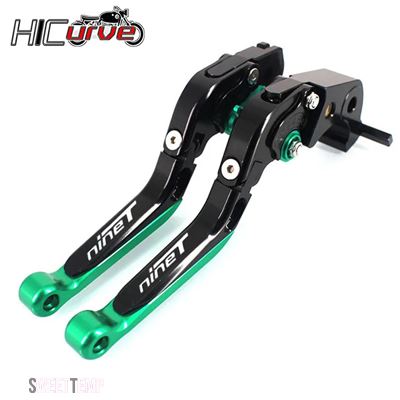 互換品 BMW バイク CNC 調整可能折りたたみ伸縮式ブレーキクラッチレバーアクセサリー R NINE T R NINET RNINT RNINET 2014年-2016年