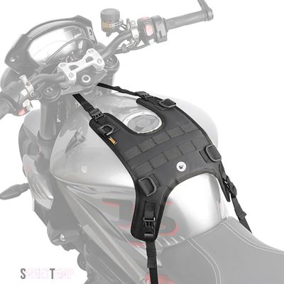 互換品 8L バイク燃料タンクバッグセット オイルタンクバッグ ツーリング用バックパック モトクロス用 汎用 ベース付き アウトドア用パック_1