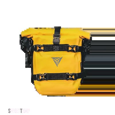 互換品 8L バイク燃料タンクバッグセット オイルタンクバッグ ツーリング用バックパック モトクロス用 汎用 ベース付き アウトドア用パック_4
