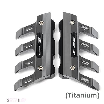 互換品 カワサキ 5色 Z125 Z250 Z300 Z400 バイク用 CNC フロントフェンダー スライダー サイドプロテクションガード アクセサリー_3