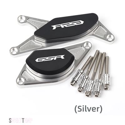 互換品 スズキ GSR750 GSR600 GSR400 GSR 400 600 750用 CNCエンジンガードプロテクタークラッシュパッドスライダー転倒防止アクセサリー_1