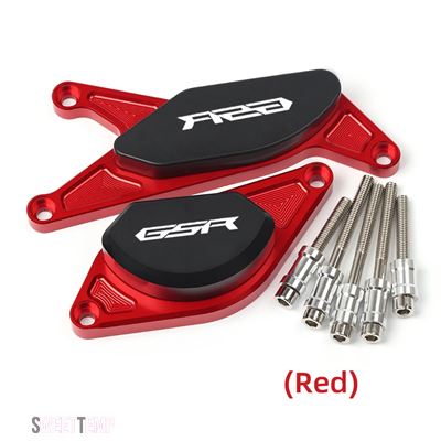 互換品 スズキ GSR750 GSR600 GSR400 GSR 400 600 750用 CNCエンジンガードプロテクタークラッシュパッドスライダー転倒防止アクセサリー_2
