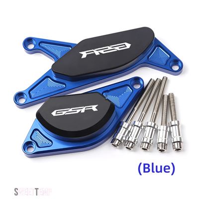互換品 スズキ GSR750 GSR600 GSR400 GSR 400 600 750用 CNCエンジンガードプロテクタークラッシュパッドスライダー転倒防止アクセサリー_3