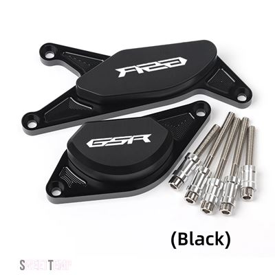 互換品 スズキ GSR750 GSR600 GSR400 GSR 400 600 750用 CNCエンジンガードプロテクタークラッシュパッドスライダー転倒防止アクセサリー_4