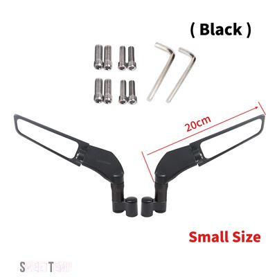 互換品 ホンダ CB600F CB919 CB599 CB600 HORNET CB500X/F用 汎用 バイクミラー ウインドウイングサイドバックミラー_13