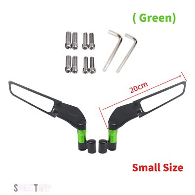 互換品 ホンダ CB600F CB919 CB599 CB600 HORNET CB500X/F用 汎用 バイクミラー ウインドウイングサイドバックミラー_15