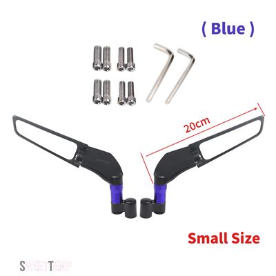 互換品 ホンダ CB600F CB919 CB599 CB600 HORNET CB500X/F用 汎用 バイクミラー ウインドウイングサイドバックミラー_16