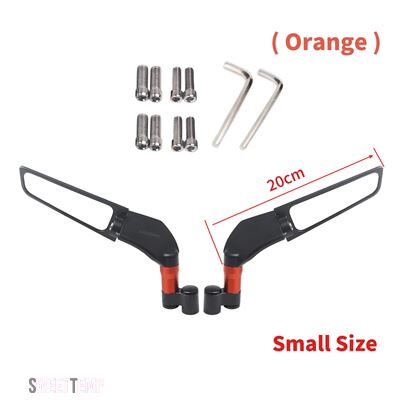 互換品 ホンダ CB600F CB919 CB599 CB600 HORNET CB500X/F用 汎用 バイクミラー ウインドウイングサイドバックミラー_17
