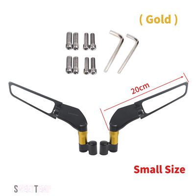 互換品 ホンダ CB600F CB919 CB599 CB600 HORNET CB500X/F用 汎用 バイクミラー ウインドウイングサイドバックミラー_18