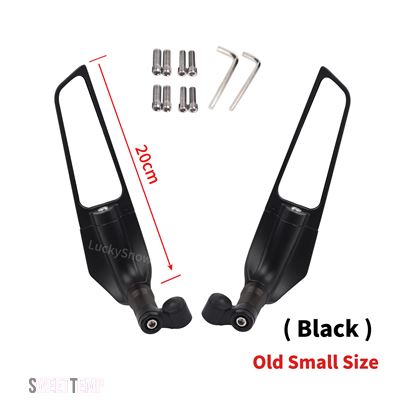 互換品 ホンダ CB600F CB919 CB599 CB600 HORNET CB500X/F用 汎用 バイクミラー ウインドウイングサイドバックミラー_2