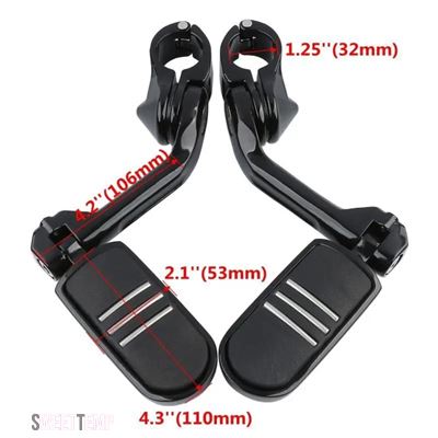 互換品 ハーレー ダビッドソン 1-1/4インチ32MM エンジンガード フットペグ ELECTRA GLIDE ULTRA CLASSIC FLHTCU スポーツスター XL ダイナ ソフテイル_3