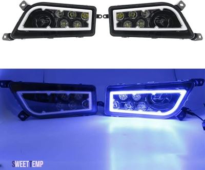 互換品 ヤマハ 2014年2016年式ポラリスRZR 900 S RZR XP 1000用LED H4ヘッドライト ターボオレンジ UTV ATV用LEDヘッドライト