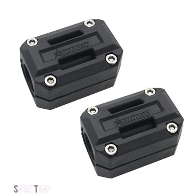 互換品 ホンダ KTM BMW R1200GS ADV F700GS F800GS用 モトエンジンガード バンパー保護装飾ブロック 22/25MM クラッシュバー アクセサリー_2