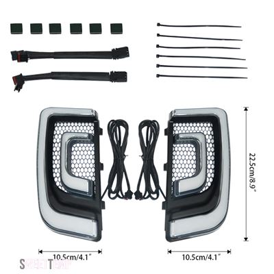 互換品 ハーレー ダビッドソン ダブルC型LEDレッグロワーフェアリングライト ツーリングストリートロードグライドロードキングFLHRSE FLHXSE 2014-2024