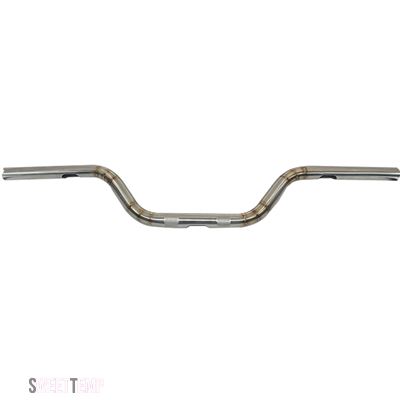 互換品 ハーレー ダビッドソン アクセサリー 1"溶接ステンレスMXハンドルバー 汎用_1