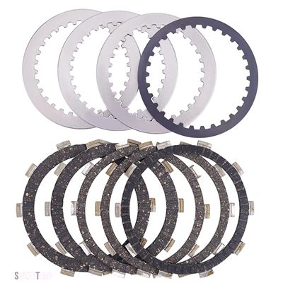 互換品】 カワサキ クラッチ摩擦板＆スチールプレートディスクキット