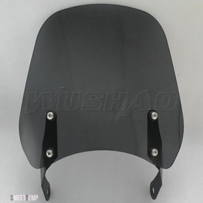 互換品 モトグッツィ フロントスクリーン 2008年〜2020年式V7 750 II III用ストーンレーサーラフスペシャルカーボンミラノフロントスクリーンブラケット