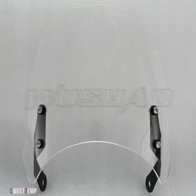 互換品 モトグッツィ フロントスクリーン 2008年〜2020年式V7 750 II III用ストーンレーサーラフスペシャルカーボンミラノフロントスクリーンブラケット