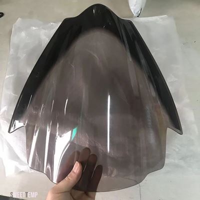 互換品 CB1000R CB300F CB500F CB500X用ストリートバイクフロントスクリーン ホンダ 2008年から2014年 2015年式 ブラック_3