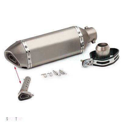 互換品 ホンダ 51mm 汎用エキゾーストマフラー ステンレススチールパイプ エスケープ モディファイド DBキラー Z900 MT07 NK400 Ninja250 R3用